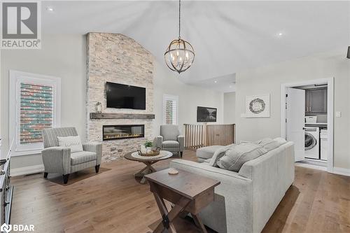 170 Summerset Drive Drive, Barrie, ON - Indoor Photo Showing Living Room With Fireplace