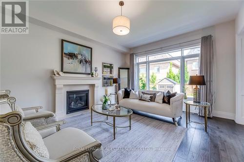 377 Tudor Avenue, Oakville, ON - Indoor Photo Showing Living Room With Fireplace