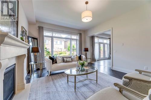 377 Tudor Avenue, Oakville, ON - Indoor Photo Showing Living Room With Fireplace