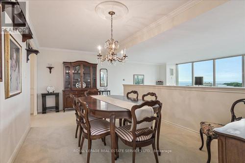 1901 - 2180 Marine Drive, Oakville, ON - Indoor Photo Showing Dining Room