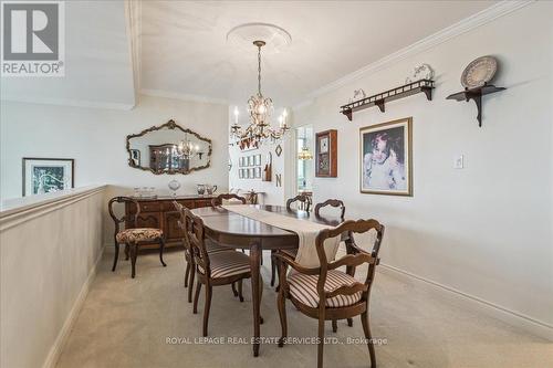 1901 - 2180 Marine Drive, Oakville, ON - Indoor Photo Showing Dining Room