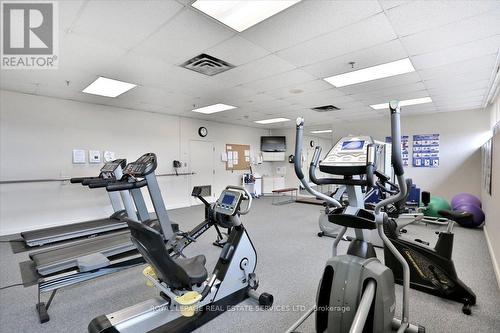 1901 - 2180 Marine Drive, Oakville, ON - Indoor Photo Showing Gym Room