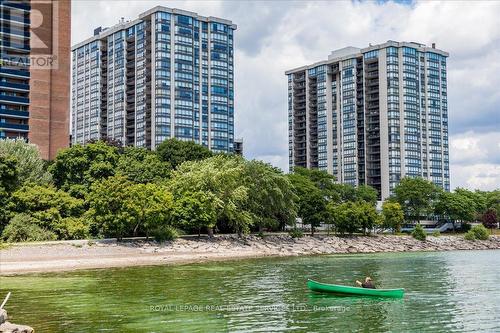 1901 - 2180 Marine Drive, Oakville, ON - Outdoor With Body Of Water With Facade