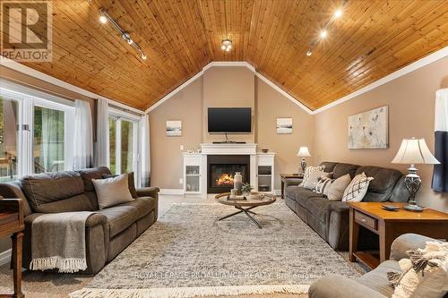 36 Emma Street, Stirling-Rawdon, ON - Indoor Photo Showing Living Room With Fireplace