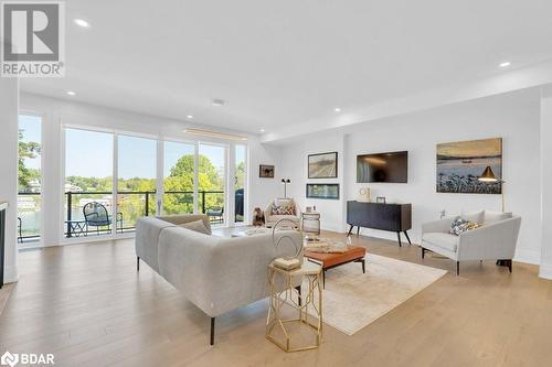 Bright & spacious living room - 73C Bridge Street E, Picton, ON - Indoor Photo Showing Living Room