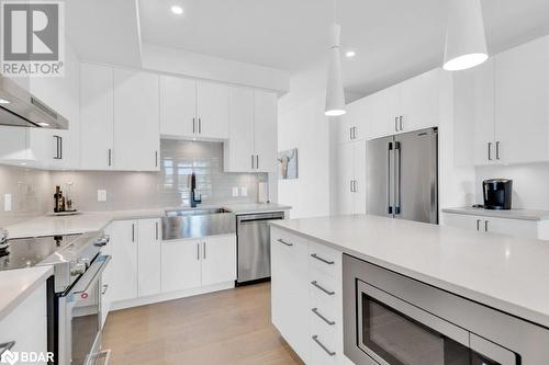 Spacious kitchen - 73C Bridge Street E, Picton, ON - Indoor Photo Showing Kitchen With Upgraded Kitchen