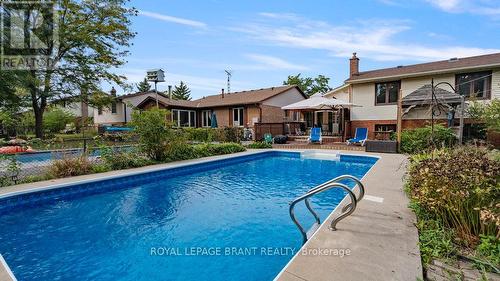 11 Ravine Crescent, Haldimand, ON - Outdoor With In Ground Pool With Backyard