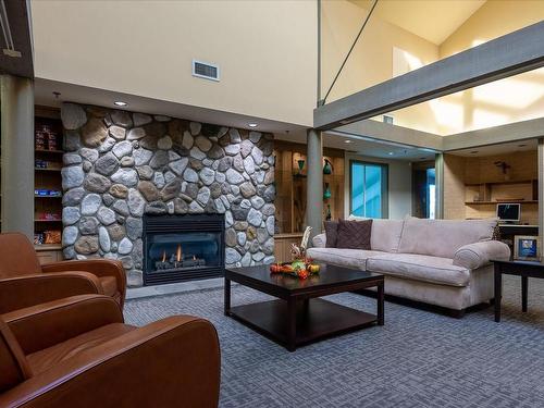 217-1600 Stroulger Rd, Nanoose Bay, BC - Indoor Photo Showing Living Room With Fireplace