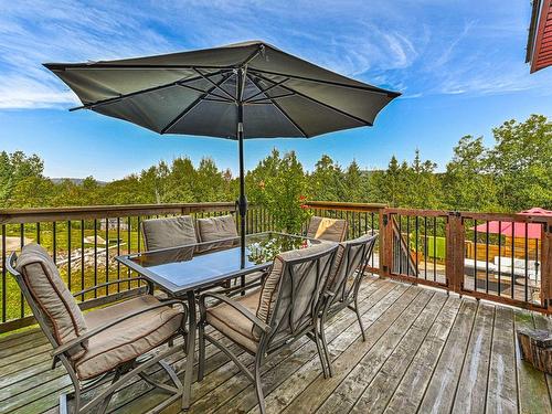 Terrasse - 359  - 363 Ch. Avila, Piedmont, QC - Outdoor With Deck Patio Veranda With Exterior