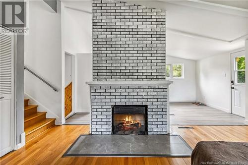 209 Bessborough Avenue, Moncton, NB - Indoor Photo Showing Living Room With Fireplace