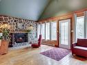 Salon - 5004 Rue St-Georges, Rawdon, QC  - Indoor Photo Showing Living Room With Fireplace 