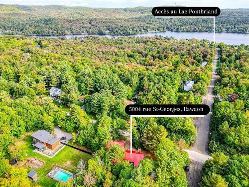 Photo aÃ©rienne - 5004 Rue St-Georges, Rawdon, QC - Outdoor With View