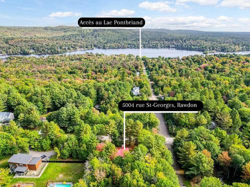 Photo aÃ©rienne - 5004 Rue St-Georges, Rawdon, QC - Outdoor With View