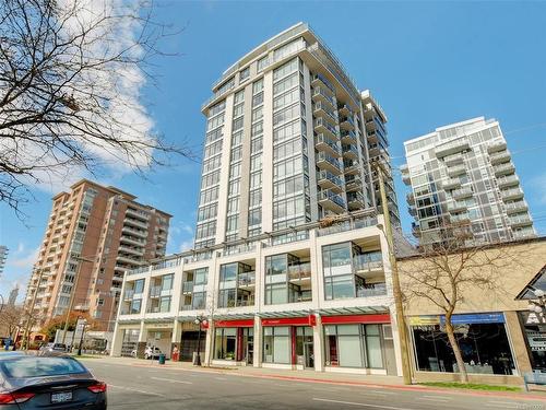 705-960 Yates St, Victoria, BC - Outdoor With Balcony With Facade