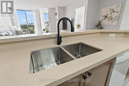 603 - 1625 Pickering Parkway, Pickering (Village East), ON - Indoor Photo Showing Kitchen With Double Sink