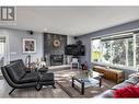 706 Renshaw Road, Kelowna, BC  - Indoor Photo Showing Living Room With Fireplace 