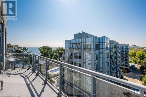 3500 Lakeshore Road W Unit# 808, Oakville, ON - Outdoor With Balcony With View