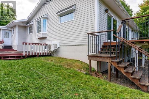 1 Heather Terrace, Fredericton, NB - Outdoor With Deck Patio Veranda With Exterior