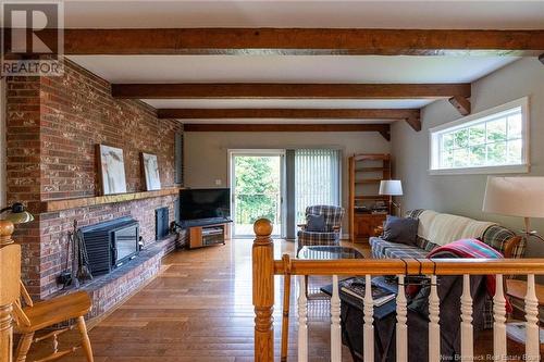 1 Heather Terrace, Fredericton, NB - Indoor Photo Showing Living Room With Fireplace