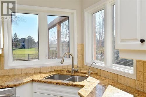 4358 Latimer Crescent, Burlington, ON - Indoor Photo Showing Kitchen With Double Sink