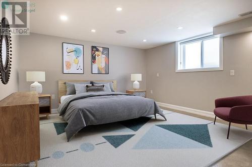 Spare Room Virtually Staged As Bedroom - 147 Mountain Park Avenue, Hamilton, ON - Indoor Photo Showing Bedroom