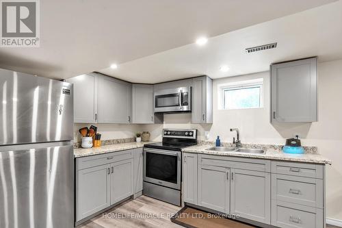 153 Highbury Avenue, London, ON - Indoor Photo Showing Kitchen With Stainless Steel Kitchen With Double Sink