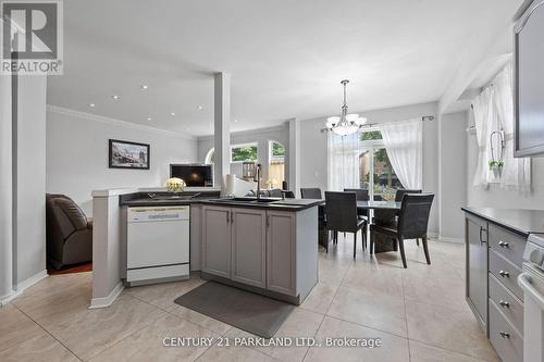 40 Lady Fern Drive, Markham, ON - Indoor Photo Showing Kitchen With Double Sink