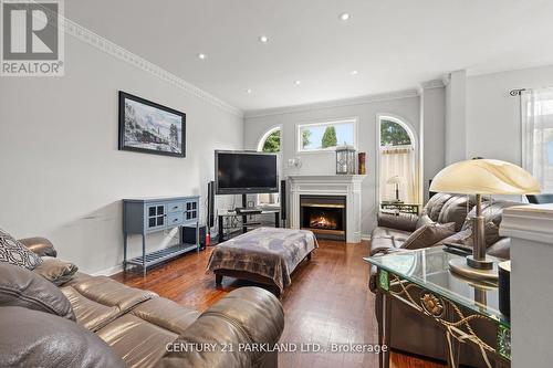 40 Lady Fern Drive, Markham, ON - Indoor Photo Showing Living Room With Fireplace