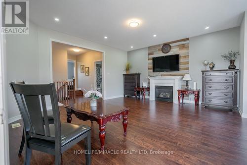 4 Princefield Place, Brampton, ON - Indoor With Fireplace