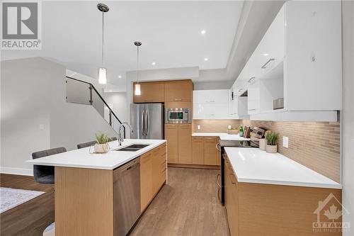 438 Bevan Avenue, Ottawa, ON - Indoor Photo Showing Kitchen With Double Sink With Upgraded Kitchen