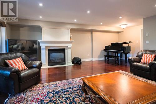 3122 Cardross Court, Oakville, ON - Indoor Photo Showing Living Room With Fireplace