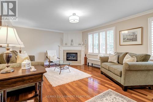 3099 Shannon Crescent, Oakville, ON - Indoor Photo Showing Living Room With Fireplace