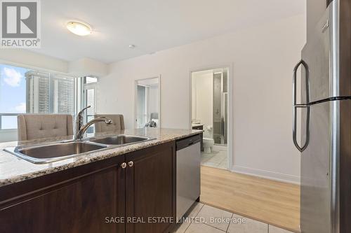 1301 - 88 Broadway Avenue, Toronto, ON - Indoor Photo Showing Kitchen With Double Sink