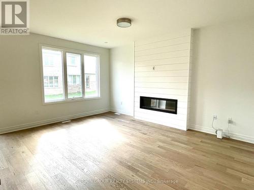 1232 Wheat Boom Drive, Oakville, ON - Indoor Photo Showing Living Room With Fireplace