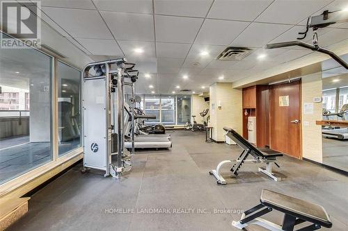 1110 - 750 Bay Street, Toronto, ON - Indoor Photo Showing Gym Room