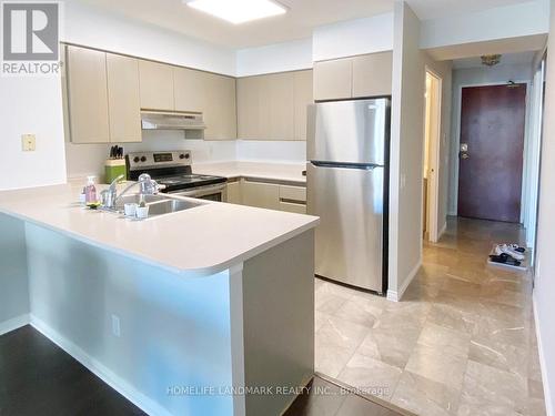 1110 - 750 Bay Street, Toronto, ON - Indoor Photo Showing Kitchen With Double Sink