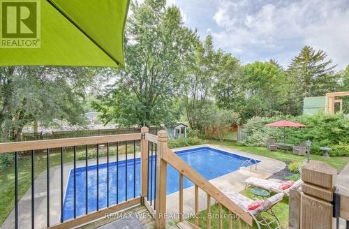 1566 Venetia Drive, Oakville, ON - Outdoor With In Ground Pool With Backyard