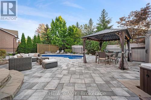 154 Foxridge Drive, Hamilton, ON - Outdoor With In Ground Pool With Deck Patio Veranda With Backyard