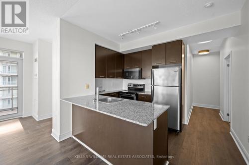 1208 - 365 Prince Of Wales Drive, Mississauga, ON - Indoor Photo Showing Kitchen With Stainless Steel Kitchen