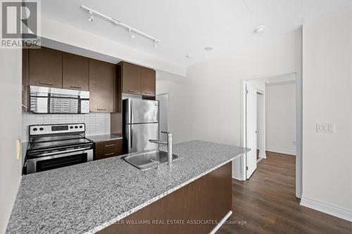 1208 - 365 Prince Of Wales Drive, Mississauga, ON - Indoor Photo Showing Kitchen With Stainless Steel Kitchen