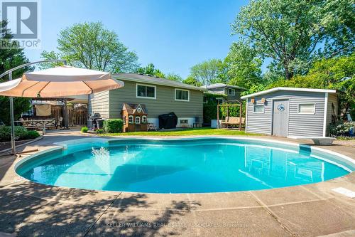 5290 Joel Avenue, Burlington, ON - Outdoor With In Ground Pool With Backyard