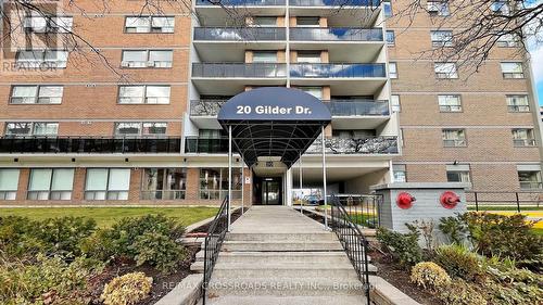 802 - 20 Gilder Drive, Toronto, ON - Outdoor With Facade