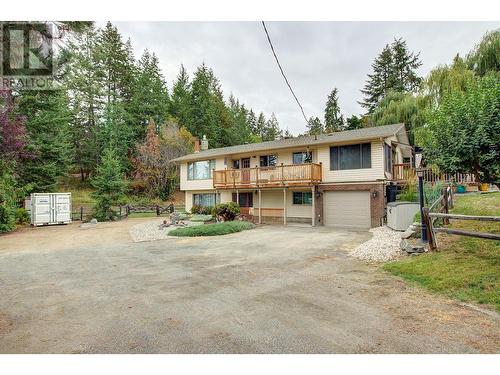 7697 Silver Star Road, Vernon, BC - Outdoor With Deck Patio Veranda With Facade