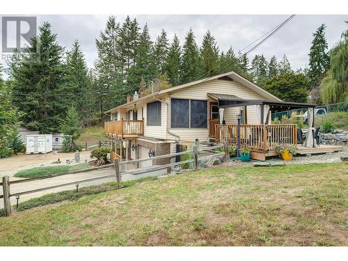 7697 Silver Star Road, Vernon, BC - Outdoor With Deck Patio Veranda