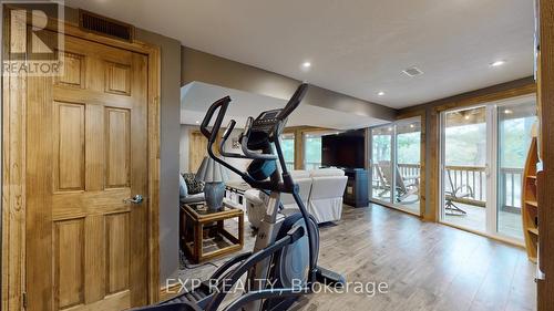 3413 Flat Rapids Lane, Severn, ON - Indoor Photo Showing Gym Room