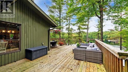 3413 Flat Rapids Lane, Severn, ON - Outdoor With Deck Patio Veranda With Exterior