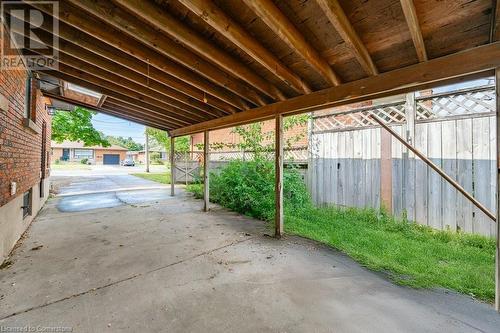 Car Port - 20 Collier Road N, Thorold, ON -  With Exterior