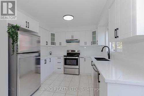 23 Hot Spring Road, Brampton, ON - Indoor Photo Showing Kitchen With Double Sink With Upgraded Kitchen