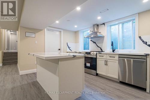 2 - 176 Mohawk Road W, Hamilton, ON - Indoor Photo Showing Kitchen