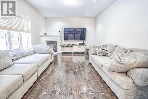 1382 Dallman Street, Innisfil, ON - Indoor Photo Showing Living Room With Fireplace